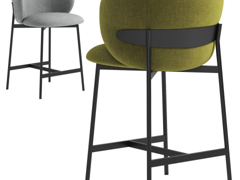 Baykal bar chair 3D Model
