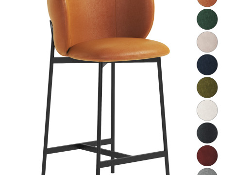 Baykal bar chair 3D 模型