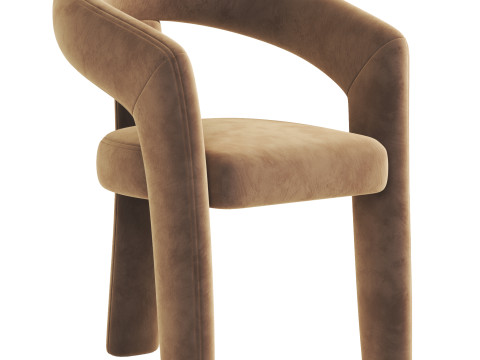 Bellamy Carver Dining Chair 3D Model