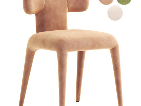 BELUTI EETKAMERSTOEL 3D Model