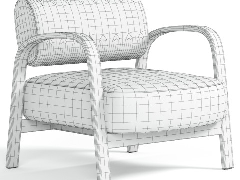 Bendy armchair Modelo 3D