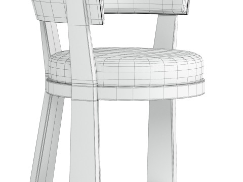 Blaze Dining Chair 3D Model