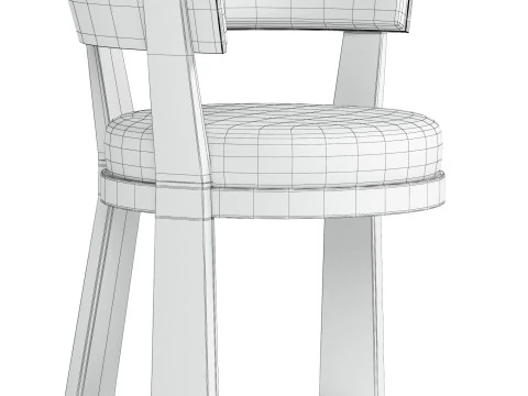 Blaze Dining Chair 3D Model