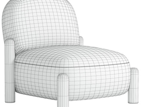 Boldi armchair 3D Model