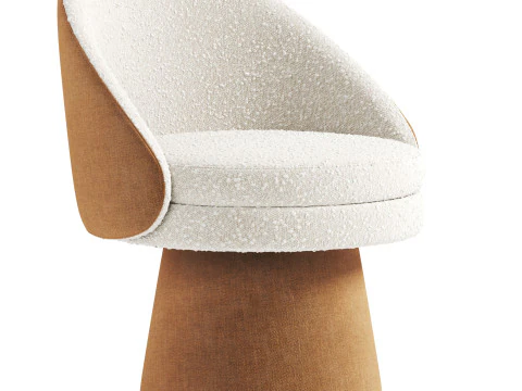 Krzesło do jadalni Caroline Model 3D