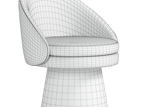 Caroline Dining Chair 3D Model