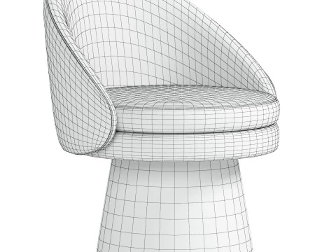 Caroline Dining Chair 3D Model