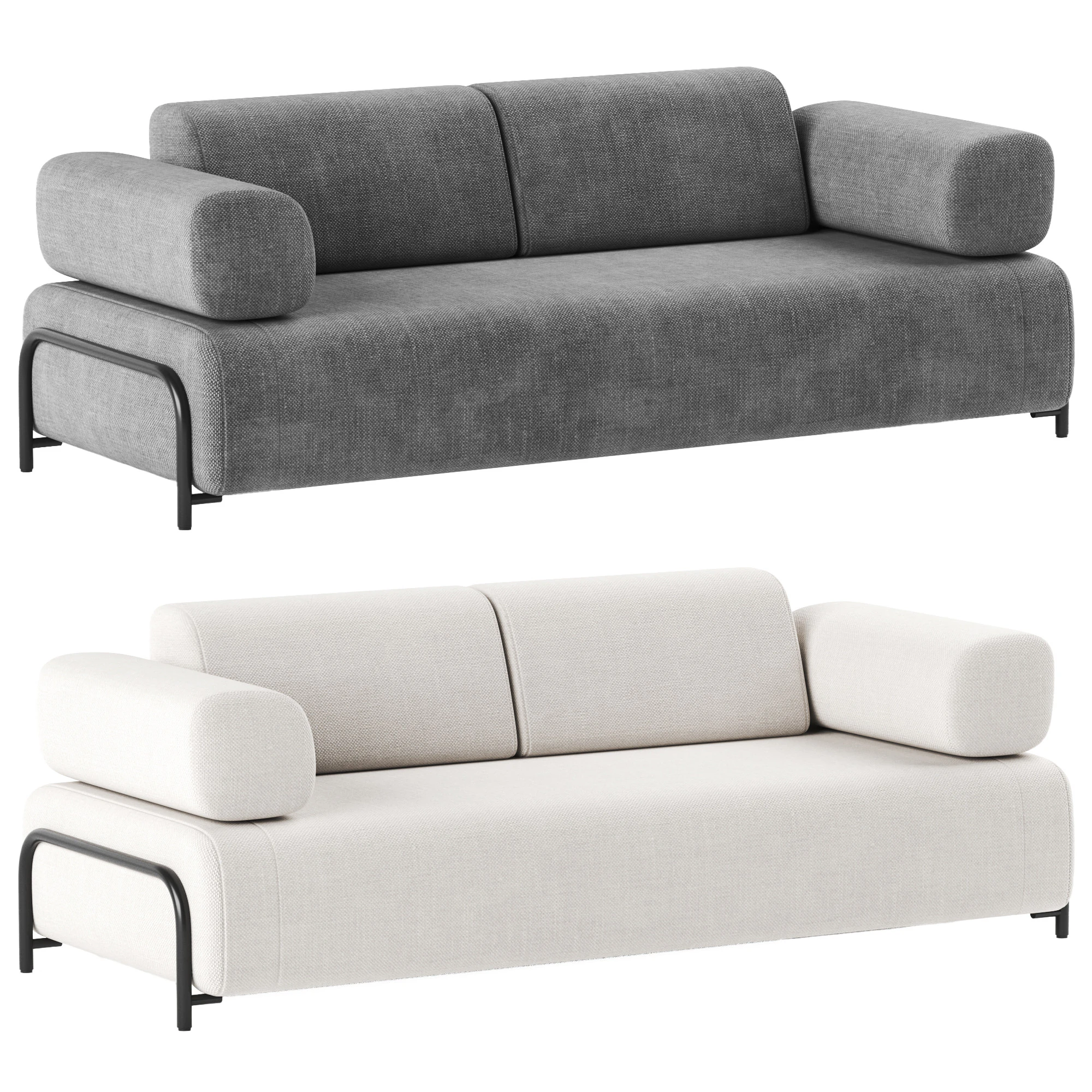 Compo sofa 3D Model .c4d .max .obj .3ds .fbx .stl .blend 