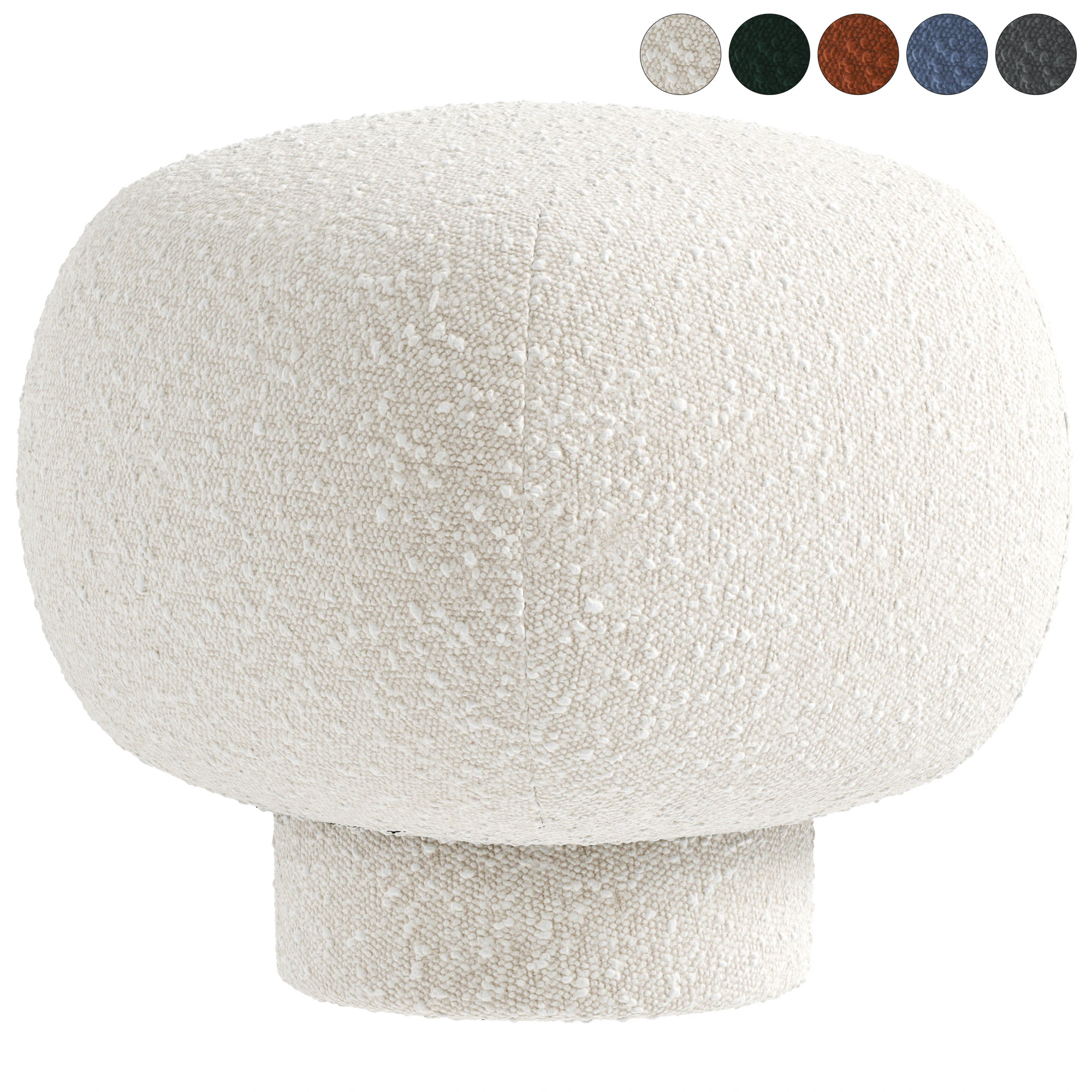 Koto pouf 3D Model .c4d .max .obj .3ds .fbx .stl .blend 