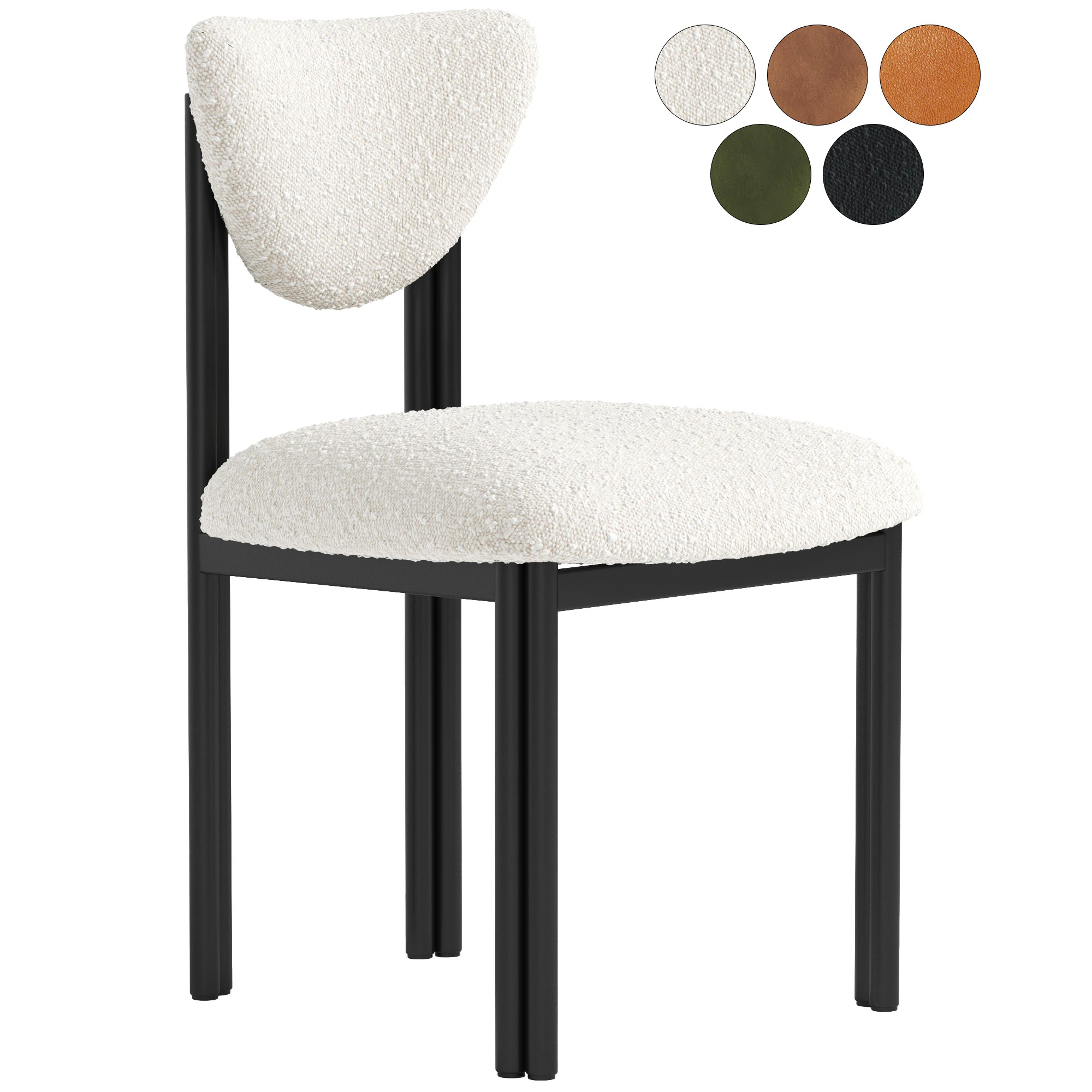 The Cooper Dining Chair 3D Model .c4d .max .obj .3ds .fbx .stl .blend 