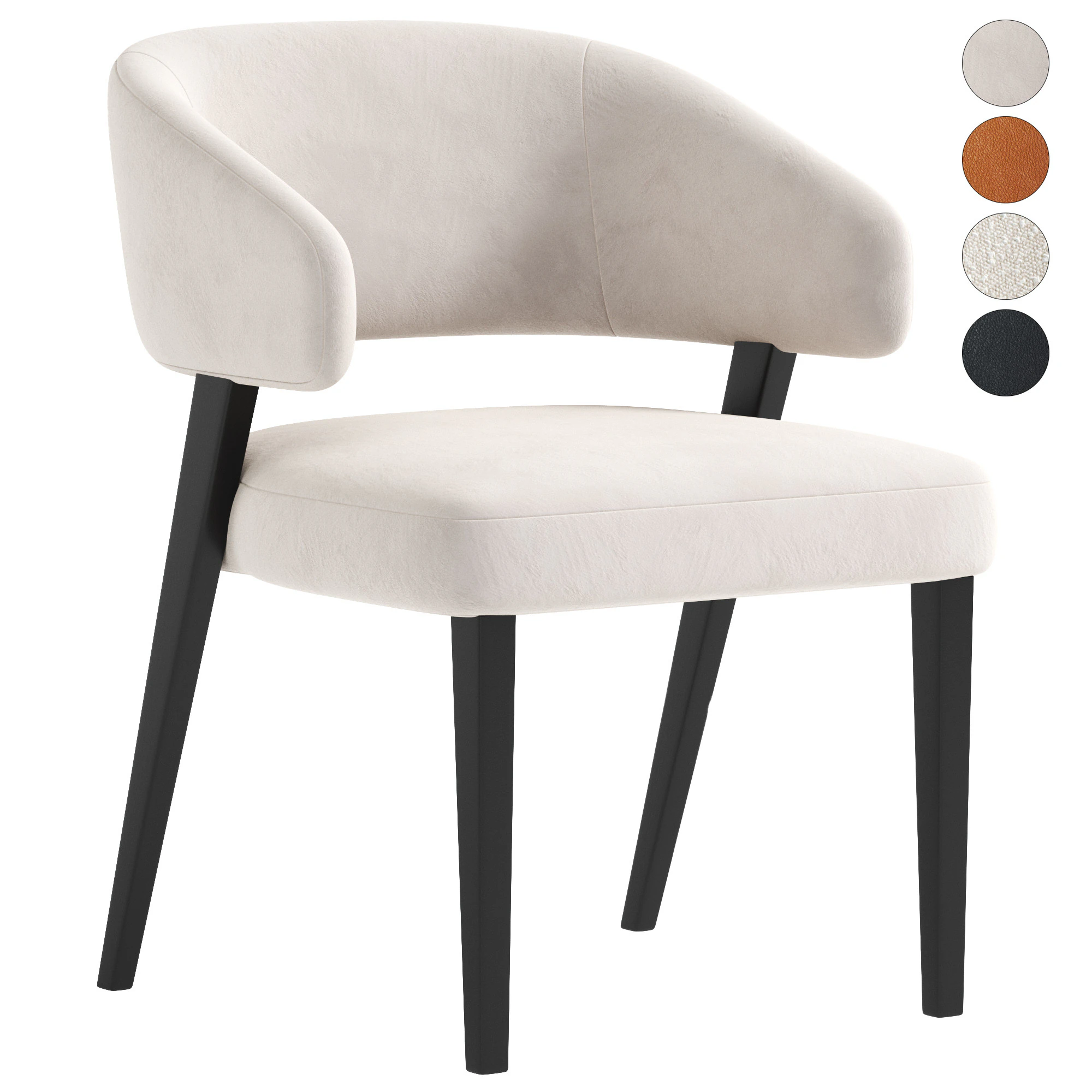 Xorton chair 3D Model .c4d .max .obj .3ds .fbx .stl .blend 