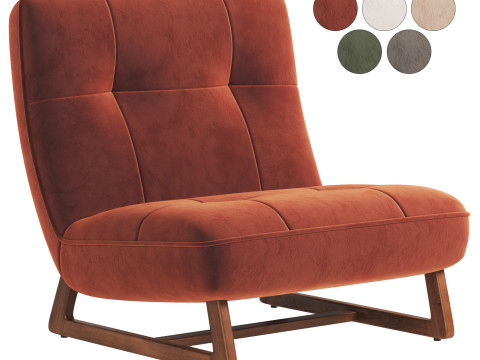 Ribs armchair 3D 模型