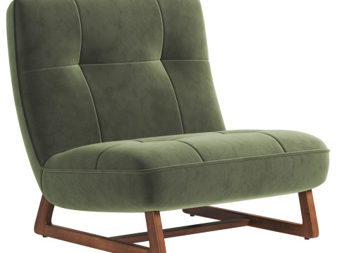 Ribs armchair 3D Model