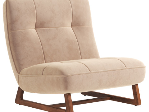 Ribs armchair 3D Model