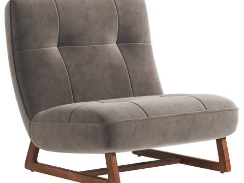 Ribs armchair 3D Model