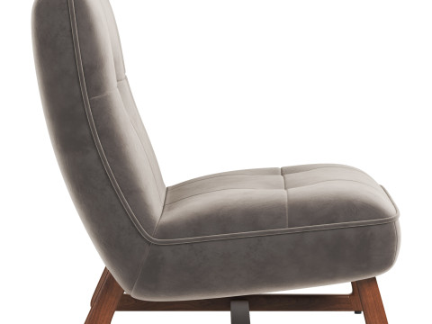 Ribs armchair 3D Model