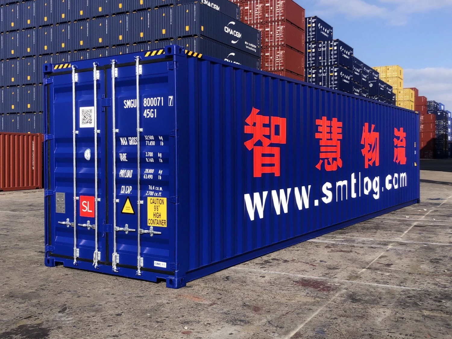 Cargo container 3D Model .c4d .max .obj .3ds .fbx .stl .blend 