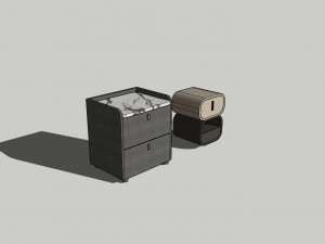 Modern Bedside Tables Modello 3D