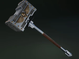 El martillo de los marines espaciales Modelo de impresión 3D