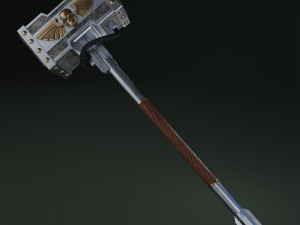 The Hammer of Space Marine 3Dプリントモデル