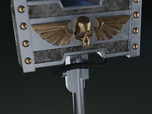 The Hammer of Space Marine 3Dプリントモデル