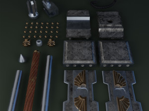 The Hammer of Space Marine 3Dプリントモデル