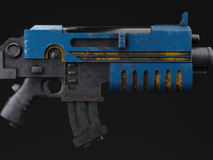 用于 3D 打印的星际战士爆弹枪 3D 打印模型