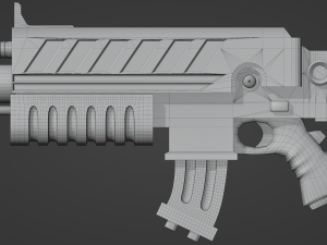 The Bolter of Space Marine for 3D print Model Cetak 3D