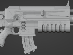 The Bolter of Space Marine for 3D print Model Cetak 3D