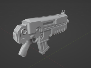 The Bolter of Space Marine for 3D print Model Cetak 3D