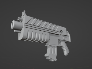 The Bolter of Space Marine for 3D print Model Cetak 3D