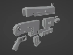 The Bolter of Space Marine for 3D print 3D Print Model