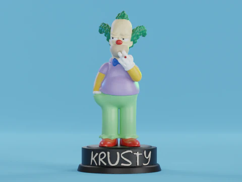 クラスティ・ザ・ピエロ 3Dプリントモデル