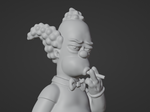 Krusty the Clown Modelo de impresión 3D