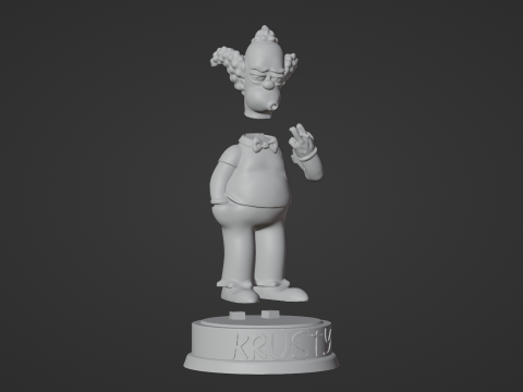 Krusty the Clown Modelo de impresión 3D