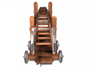 Medieval Siege Ladder - High Detail 3D Модель