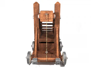 Medieval Siege Ladder - High Detail 3D Model