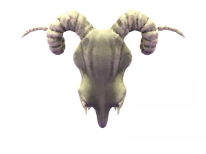 Ram Skull 3D Model