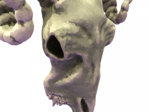 Ram Skull 3D Model