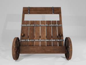 Medieval Shield for Archers - Low Poly 3D Модель