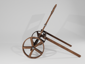 Medieval Shield for Archers - Low Poly 3D Модель