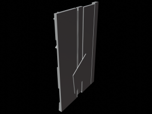 Medieval Wooden Wall - Low Poly 3D Model