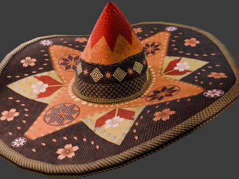Stylish Hat Collection 3D Game-Ready Models 3D Model