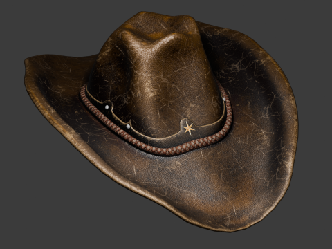 Stylish Hat Collection 3D Game-Ready Models 3D Model