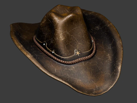 Stylish Hat Collection 3D Game-Ready Models 3D Model