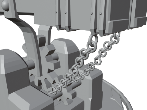 Medieval Siege Weapons Pack Game-Ready s 3D Model