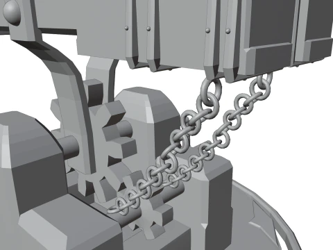 Pakiet średniowiecznych broni oblężniczych Gotowy do gry s Model 3D