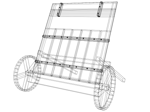 Medieval Siege Weapons Pack Game-Ready s 3D Model