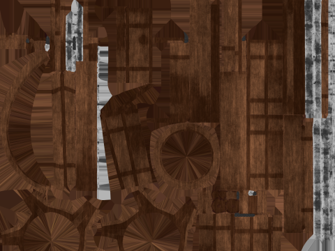 Medieval Siege Weapons Pack Game-Ready s 3D Model