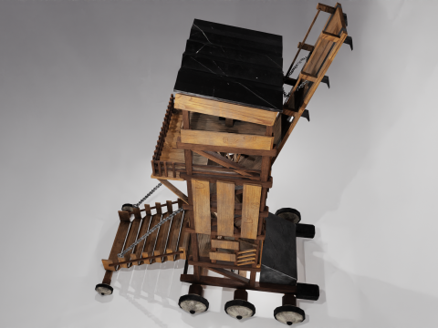 Medieval Siege Weapons Pack Game-Ready s 3D Model
